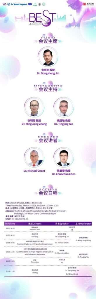 Akademische Besuche an Universitäten und Krankenhäusern in China 