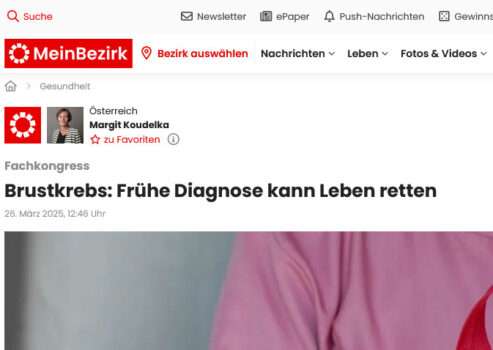 Brustkrebs: Frühe Diagnose kann Leben retten